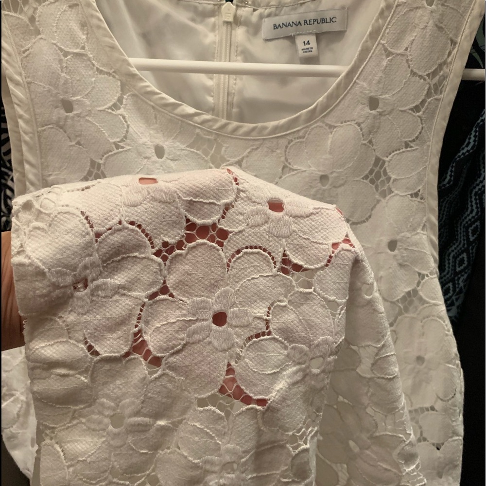 Banana Republic White lace dress - Picture 5 of 5